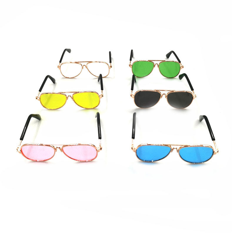 Gafas Mini Hip Hop para Mascotas | Lentes de Resina y Marco Metálico ✨