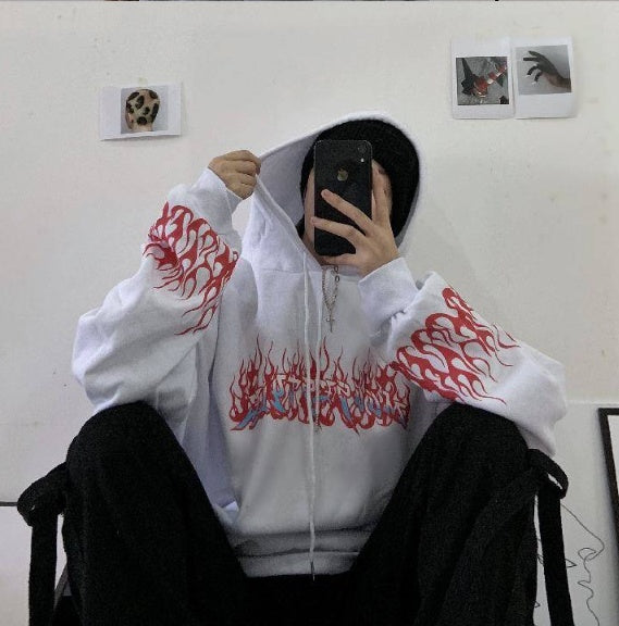 Hoodie "FireSoul" – Llama tu Estilo con Fuego y Facha