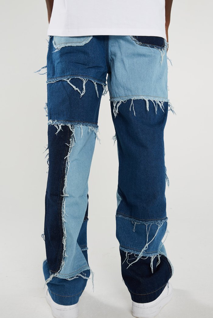 Jeans Patch Urbanos – Estilo Relajado y en Tendencia