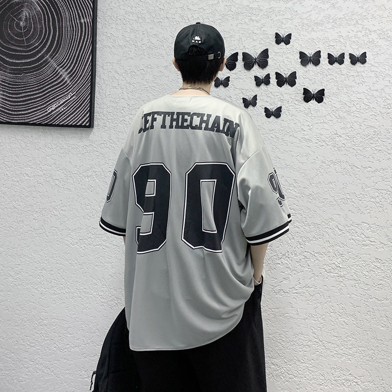 Camisa Estilo Béisbol Urbana ⚾ – Cardigan Unisex de Verano