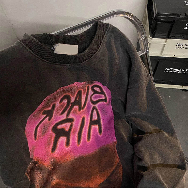 ✨ Sweater Hip-Hop Retro Estampado | Algodón Lavable y Cómodo