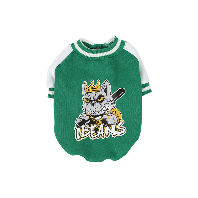 ✨ Camisa Baseball para Mascotas | Forro Polar y Abrigada