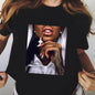 Remera Negra Manga Corta | Talles Para Todas