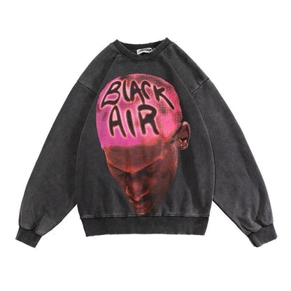 ✨ Sweater Hip-Hop Retro Estampado | Algodón Lavable y Cómodo
