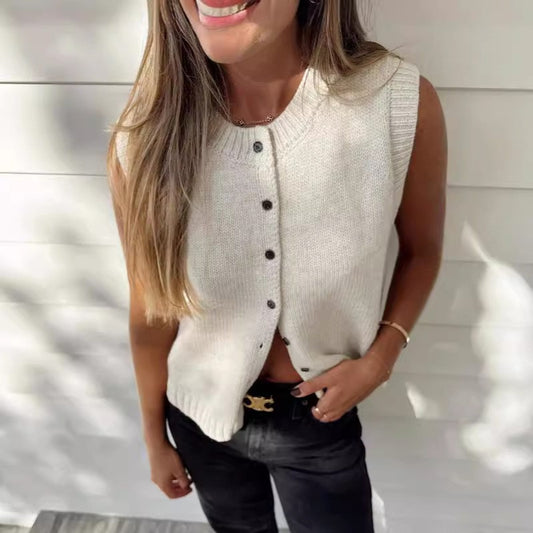 ✨ Chaleco Sin Mangas Tejido 3D | Estilo Street Hipster en Tendencia