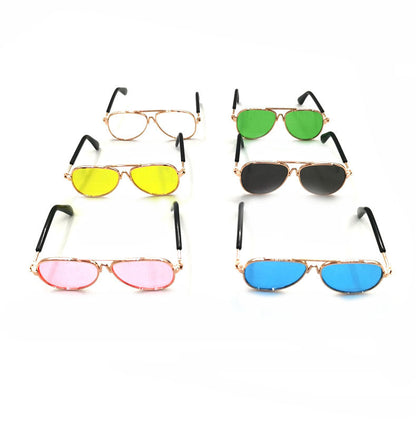 Gafas Mini Hip Hop para Mascotas | Lentes de Resina y Marco Metálico ✨
