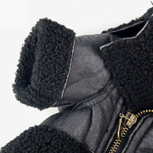 Chaqueta Punk con Corderito