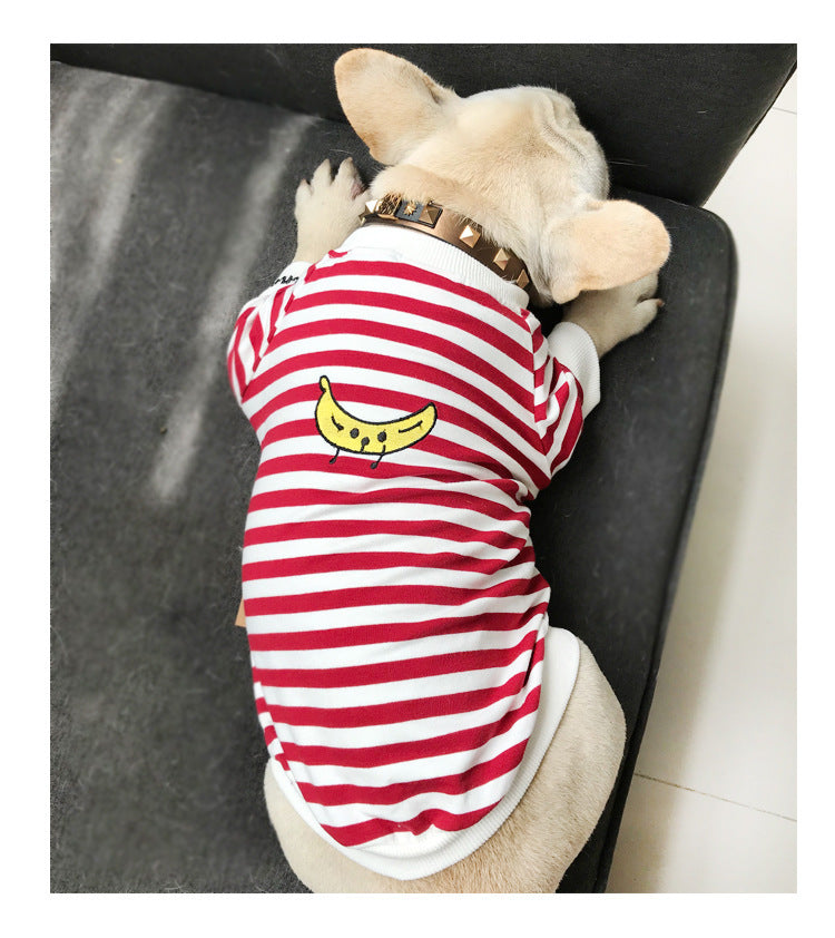 Buzo “Banana Split” – Outfit Rayado para Humana + Mascota