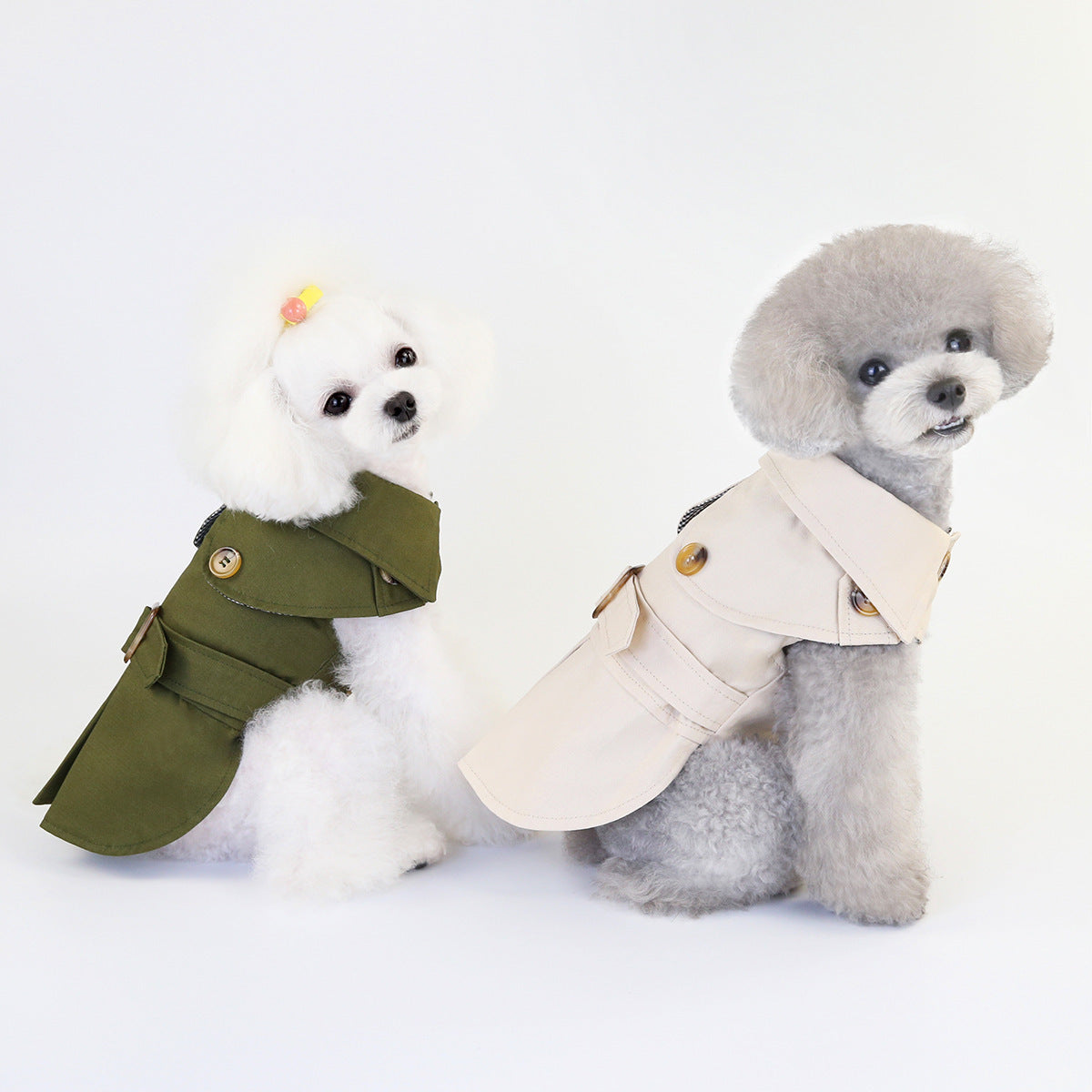 Gabardina / Trench Coat Clásico para Perros