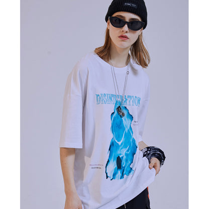 Remera “Ghost Mode” – Estilo Suelto y Oscuro con Flow ✨