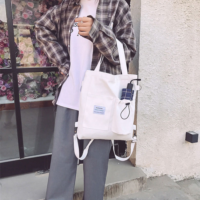 Mochila Harajuku Multiuso - Estilo Preppy con Toda la Onda