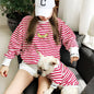 Buzo “Banana Split” – Outfit Rayado para Humana + Mascota