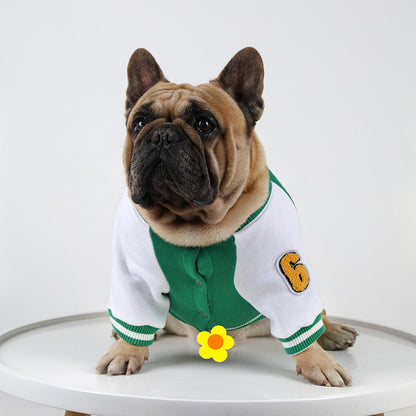 ✨ Camisa Baseball para Mascotas | Forro Polar y Abrigada