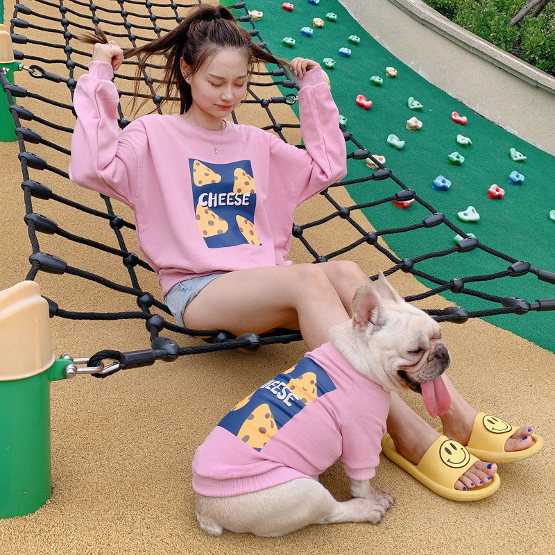 Buzo “QuesuMatch” – Outfit Parent-Child con Estilo y Sabor ✨