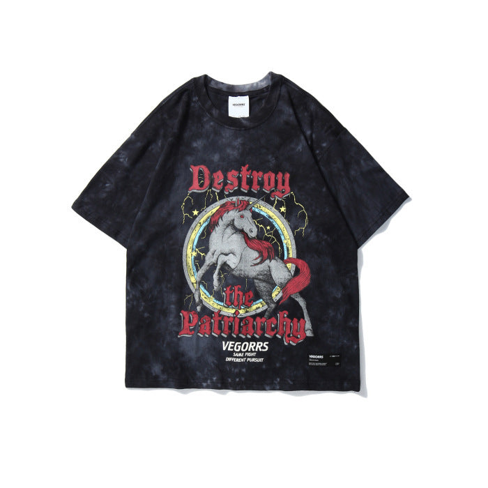Remera Destroy Patriarchy Manga Corta ✨
