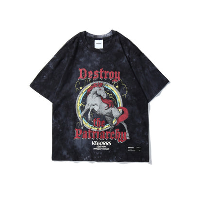 Remera Destroy Patriarchy Manga Corta ✨