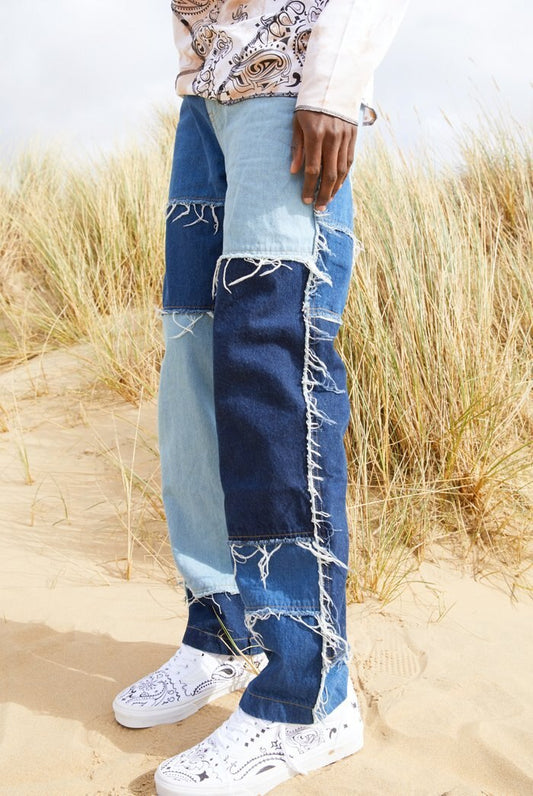 Jeans Patch Urbanos  – Estilo Relajado y en Tendencia