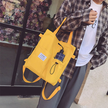 Mochila Harajuku Multiuso - Estilo Preppy con Toda la Onda