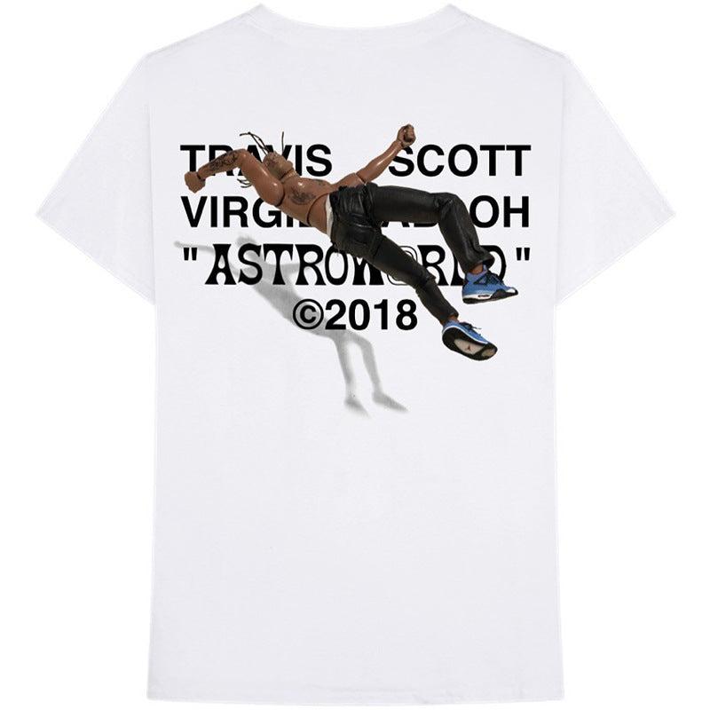 Remera Hip Hop Street Manga Corta – Estilo Travis Scott ✨