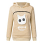 Hoodie “Miau Pocket” – Buzo con Bolsillo para Gatitos y Perris Mini