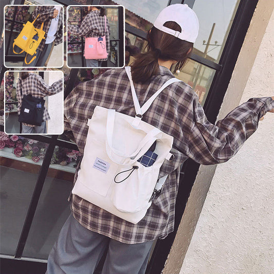 Mochila Harajuku Multiuso - Estilo Preppy con Toda la Onda