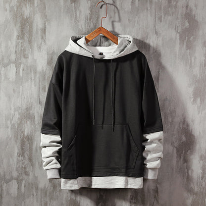Dos Hoodies Falsos con Capucha Suelta ✨