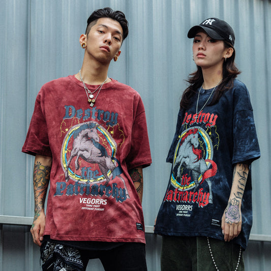 Remera Destroy Patriarchy Manga Corta ✨