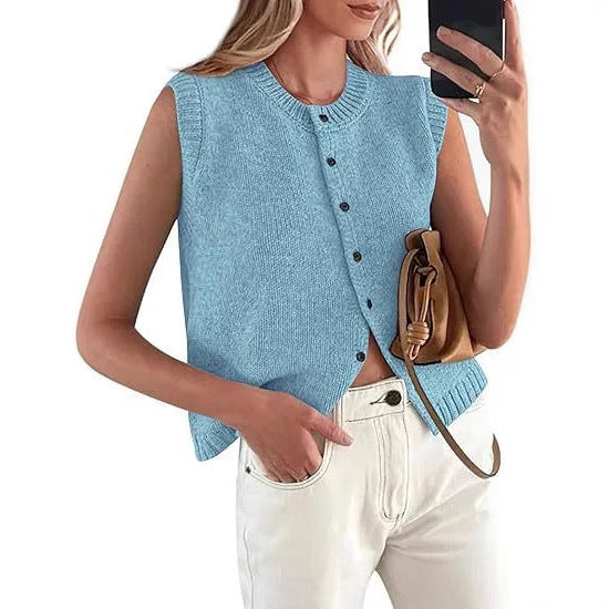 ✨ Chaleco Sin Mangas Tejido 3D | Estilo Street Hipster en Tendencia