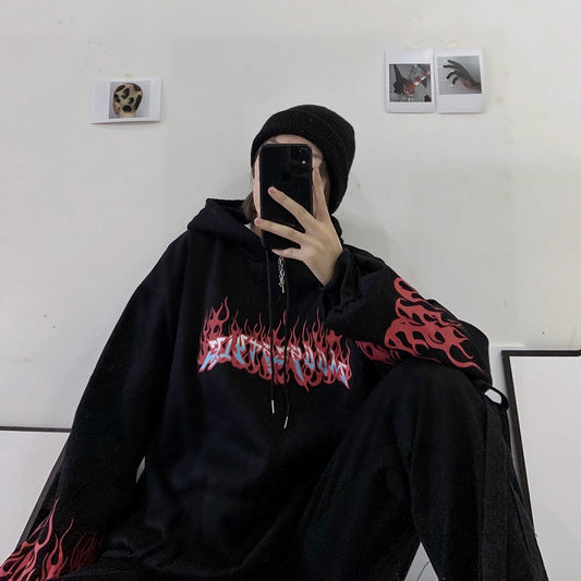 Hoodie "FireSoul" – Llama tu Estilo con Fuego y Facha