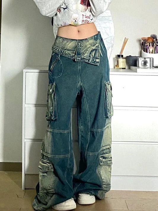 Jeans Cargo Retro Épicos  – Talle para Todas