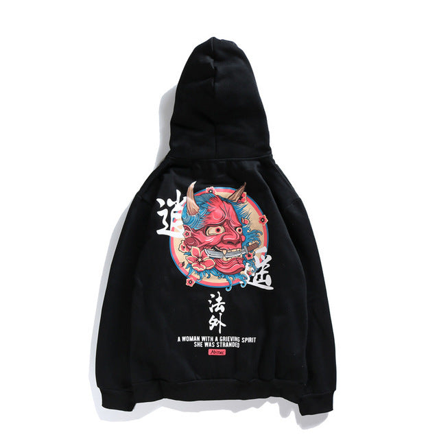 Hoodie Street Asiático  – Estilo Loose Unisex