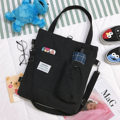 Mochila Harajuku Multiuso - Estilo Preppy con Toda la Onda