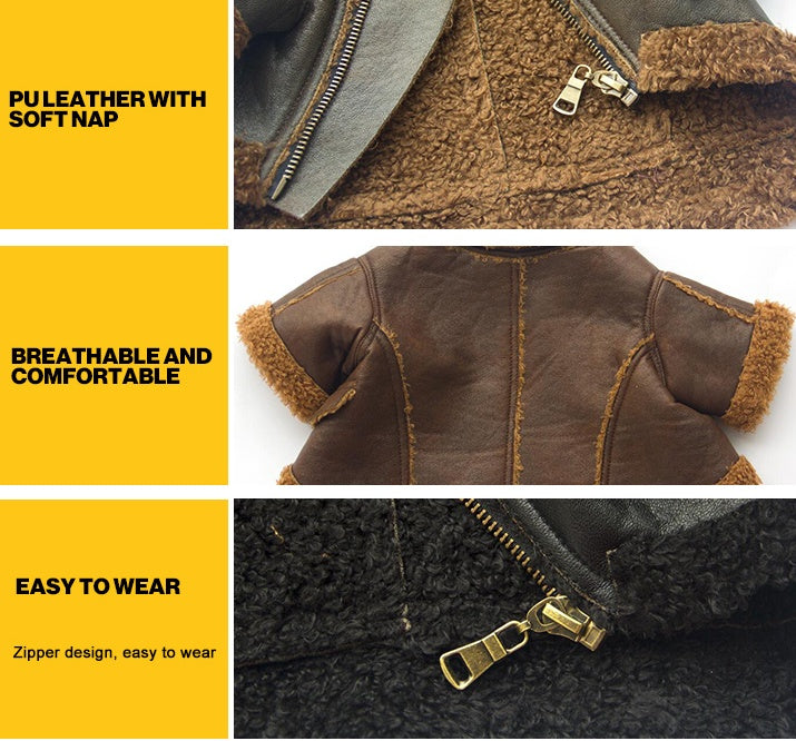 Chaqueta Punk con Corderito
