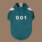 Camperita “Jugador 456” – Outfit El Juego del Calamar para Perris y Gatis
