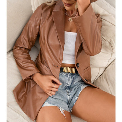 ✨ Campera Motoquera de Cuero PU – Estilo Vintage con Actitud ✨