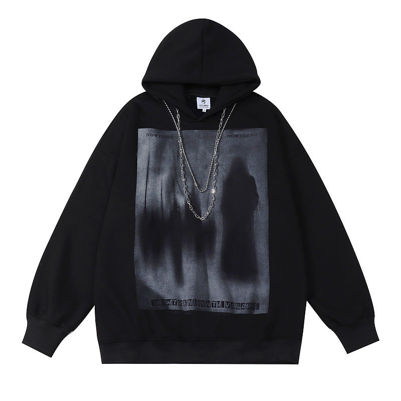 Sudadera Americana con Estampado Dark Ghost