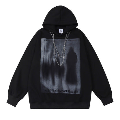 Sudadera Americana con Estampado Dark Ghost
