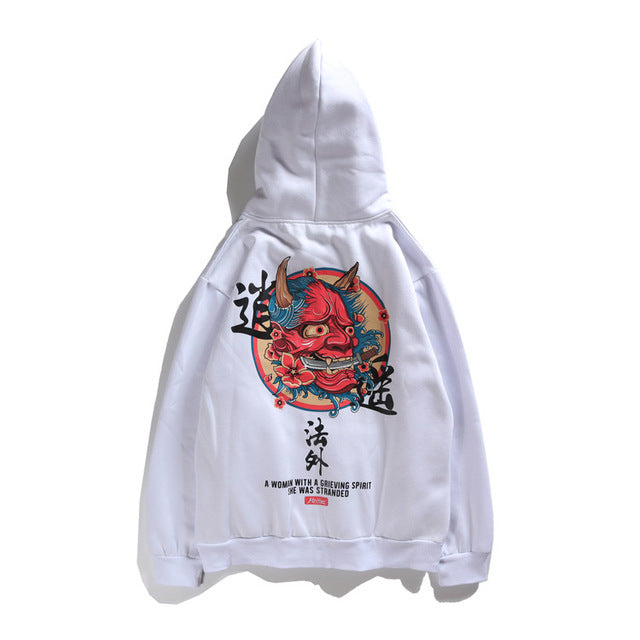 Hoodie Street Asiático  – Estilo Loose Unisex