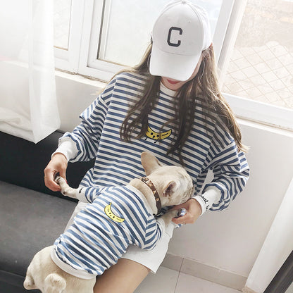 Buzo “Banana Split” – Outfit Rayado para Humana + Mascota