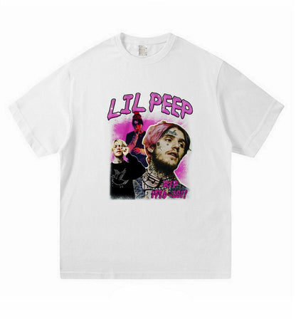 Camiseta Lil Peep Hip Hop Rap Lil PIP