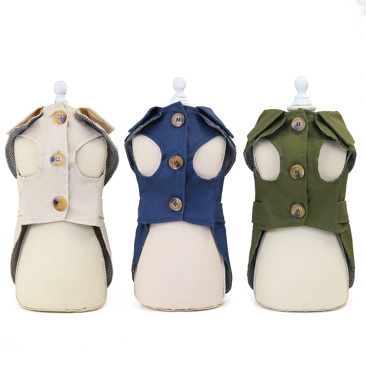 Gabardina / Trench Coat Clásico para Perros