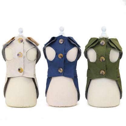Gabardina / Trench Coat Clásico para Perros