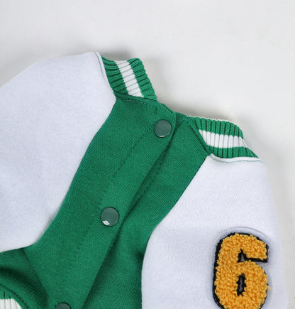 ✨ Camisa Baseball para Mascotas | Forro Polar y Abrigada