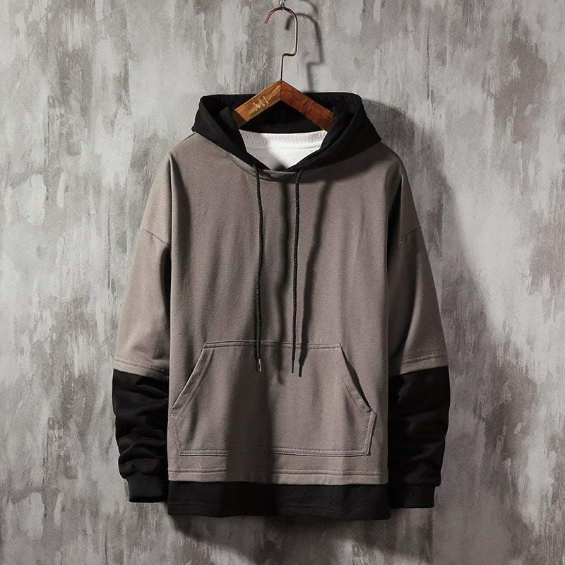 Dos Hoodies Falsos con Capucha Suelta ✨