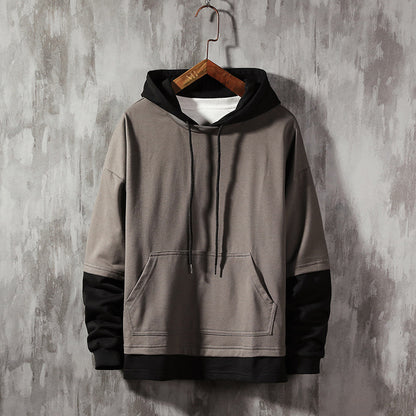 Dos Hoodies Falsos con Capucha Suelta ✨