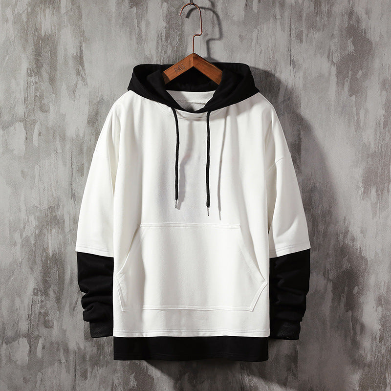 Dos Hoodies Falsos con Capucha Suelta ✨