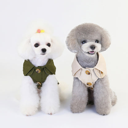 Gabardina / Trench Coat Clásico para Perros