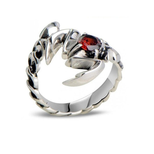Retro Hip Hop Scorpion Ring – Anillo Ajustable Vintage Gótico