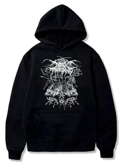 ️ Hoodie “Gothic Whispers” – Oscuridad con Estilo ️