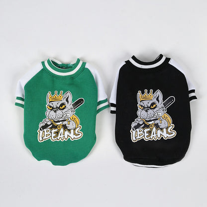 ✨ Camisa Baseball para Mascotas | Forro Polar y Abrigada